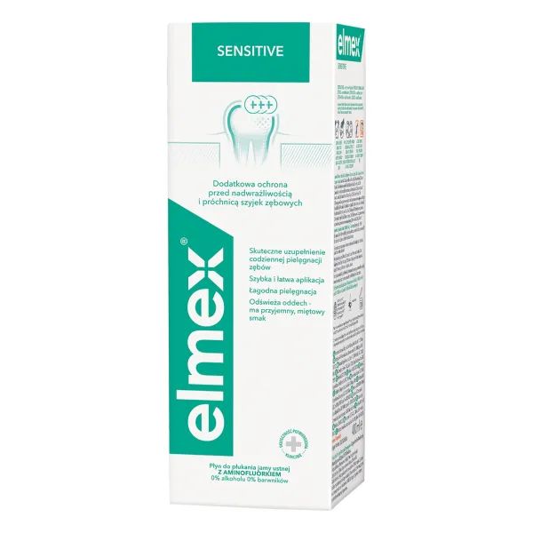 %Ополаскиватель для полости рта Elmex Sensitive 400 мл
