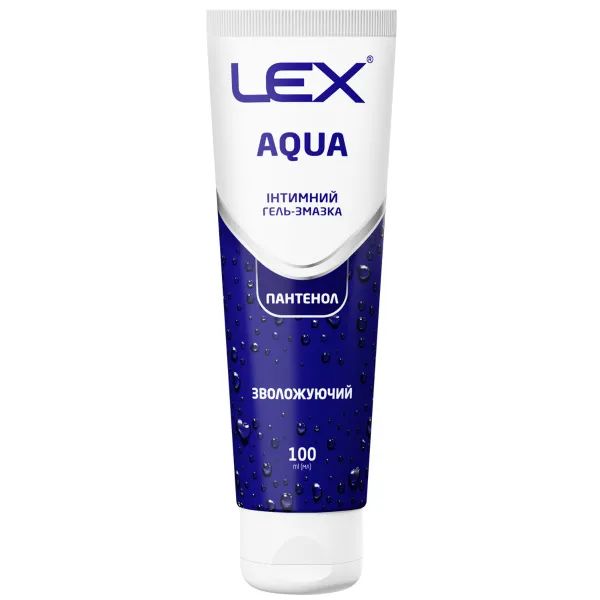 %Гель-змазка інтимна Lex Aqua зволожуюча 100 мл