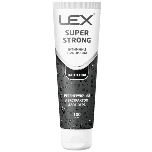 %Гель-змазка Lex Super Strong Регенеруючий Алое віра 100 мл