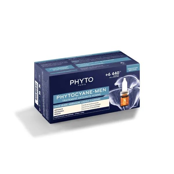 %PHYTO СР-ВО 3,5МЛ №12 ФИТОЦИАН П\ВЫПАД. ВОЛОС Д/МУЖЧ. 0303