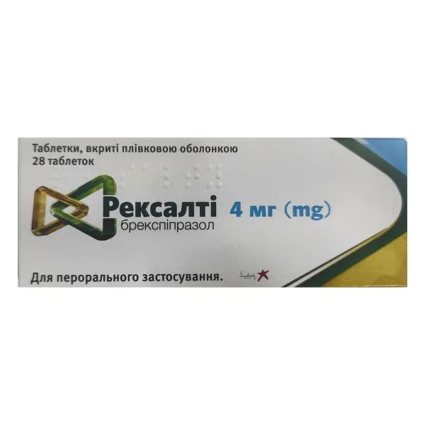 %Рексалти таблетки 4 мг №28