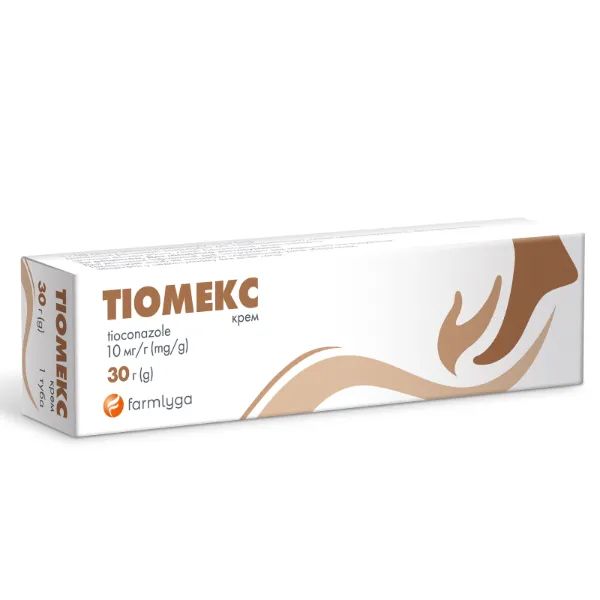 %Тиомекс крем 10 мг/г туба 30 г