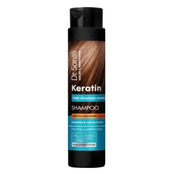 %Шампунь Dr.Sante кератин 400 мл