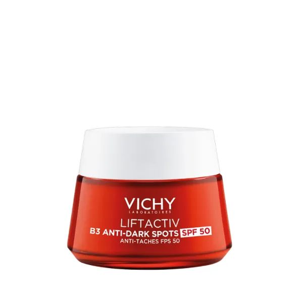 %Антивіковий крем Vichy Liftactiv В3 для корекції пігментних плям та зморшок SPF50 50 мл