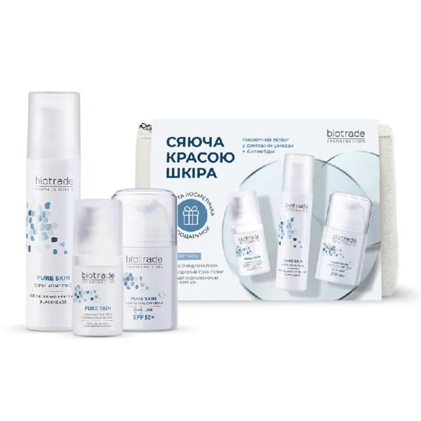 %Набір для догляду за шкірою обличчя Biotrade Pure Skin Сяюча красою шкіра