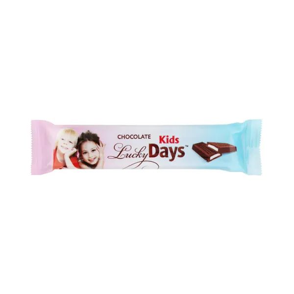 %Шоколад Lucky Days молочный с молочной начинкой 12,5 г
