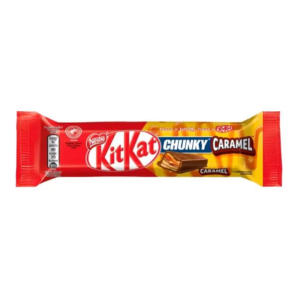 %Батончик шоколадний Kit Kat Chunky Caramel 43,5 г