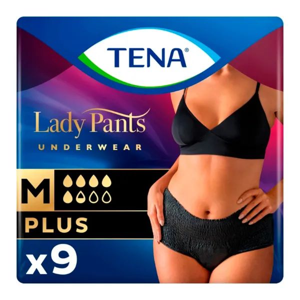 %ПОДГ.Д/ВЗР.TENA PANTS NORMAL+  MEDIUM №9 ТРУСЫ ЖЕН.ЧЕРН 0637 