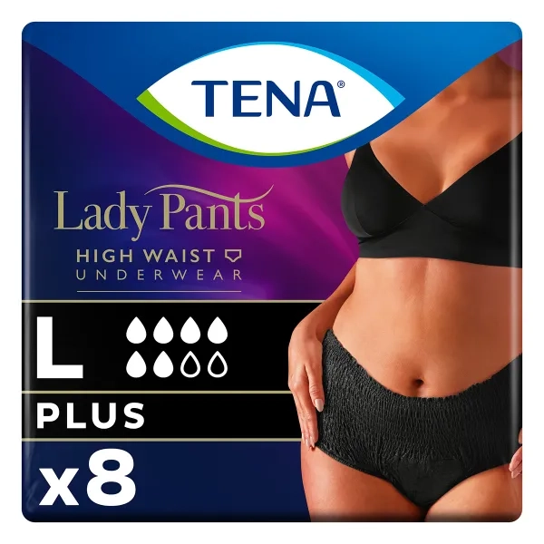 %Урологические трусы Tena Lady Pants Plus для женщин Large Black №8