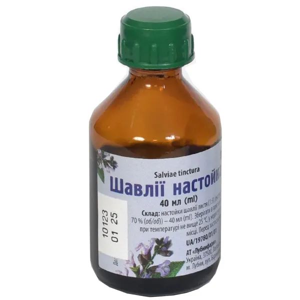 %Шавлії настойка флакон 40 мл