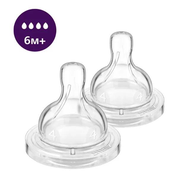 AVENT 764/02 СОСКА СИЛ. АНТИКОЛИК БЫСТР. ПОТОК 6781