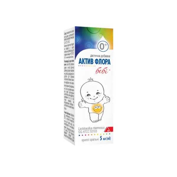 %АКТИВ ФЛОРА беби + капли оральные флакон 5 мл