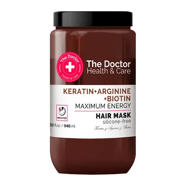 %Маска The Doctor Health&Care Keratin + Arginine + Biotin Максимум енергії 946 мл