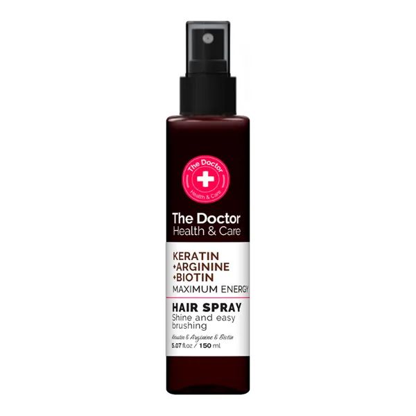 %Спрей для волосся The Doctor Health&Care Keratin + Arginine + Biotin Максимум енергії 150 мл