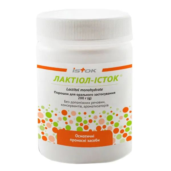 %Лактіол-істок порошок для орального застосування 200 г №1