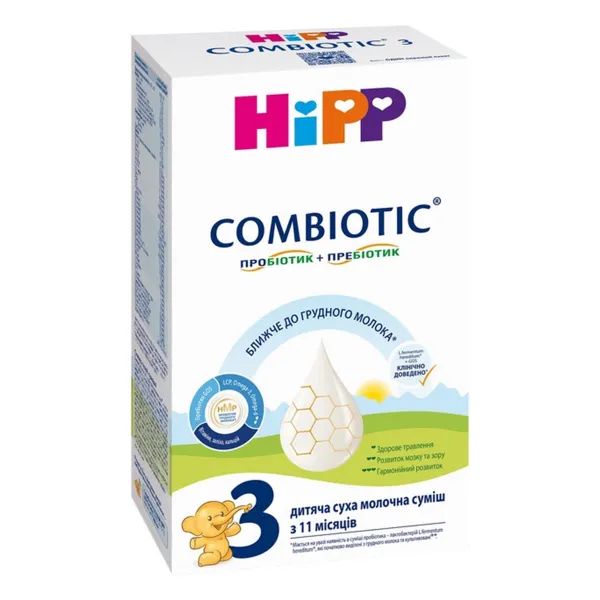 %Дитяча суха молочна суміш HiPP Combiotic 3 з 11 місяців 300 г