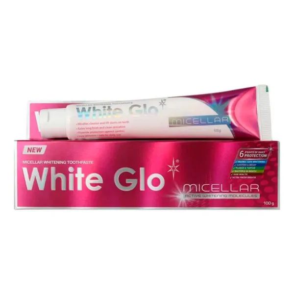 %Відбілююча зубна паста White Glo "Міцелярна" 100 г