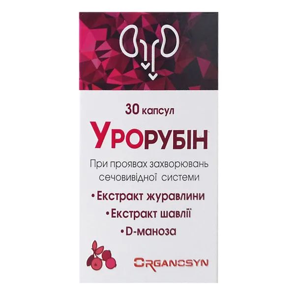 %Урорубин капсулы №30