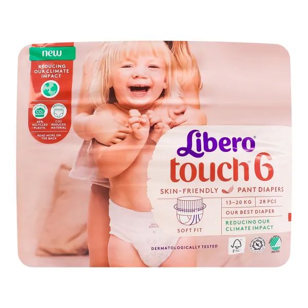 ПОДГ. ЛИБЕРО 6 TOUCH ТРУСИКИ 13-20 КГ №28 9670