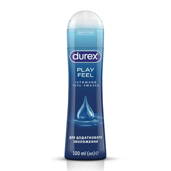 %Інтимний гель-змазка Durex Play Feel для додаткового зволоження 100 мл