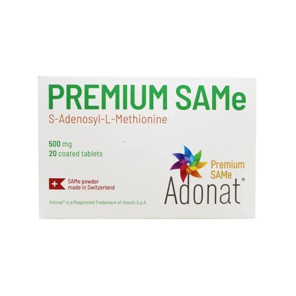 %Адеметионин Адонат Premium SAMe таблетки 500 мг №20