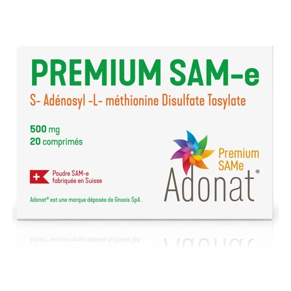%Premium SAM-e Адонат (Адеметіонін) таблетки №20
