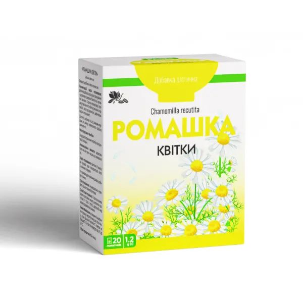 %Ромашка цветки фильтр-пакет 1,2 г №20