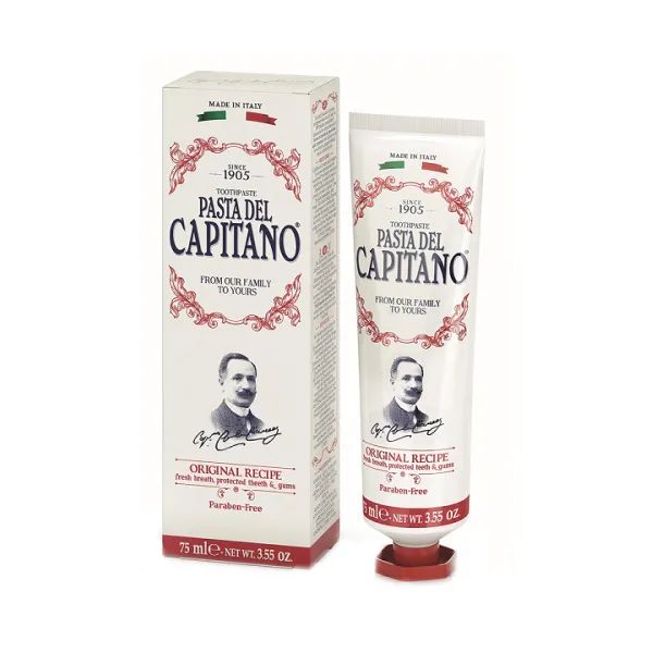 %Зубная паста Pasta del Capitano Original Recipe Оригинальный рецепт 75 мл