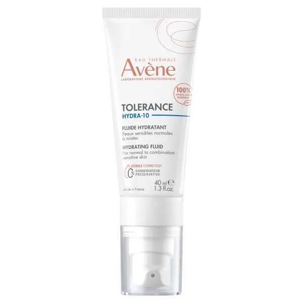 %Флюид для лица Avene Толеранс Гидра 10 увлажняющий 40 мл