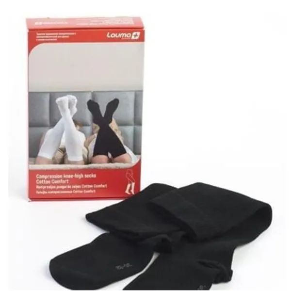 ГОЛЬФЫ МЕД.КОМПР.COTTON COMFORT С МЫСК. I КЛ.МОД.AD 204  Р.42-44 ЧЕРН  0859