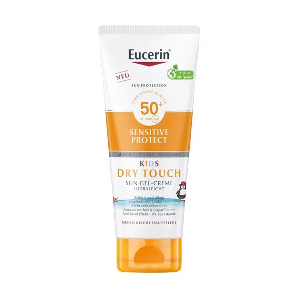 %Солнцезащитный ультралегкий гель-крем Eucerin Sun для детей с SPF 50+ 200 мл