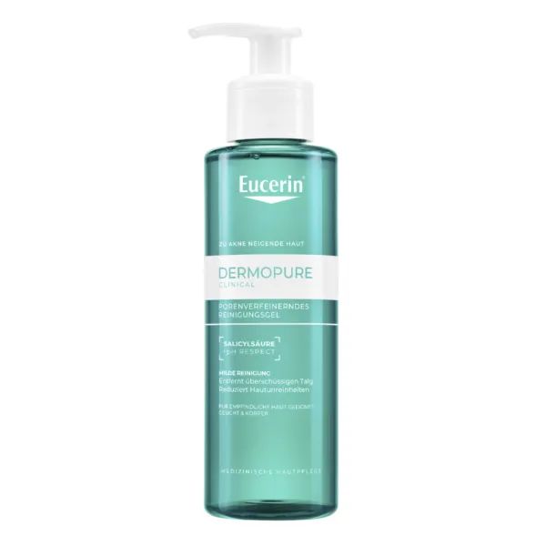 Деликатный очищающий гель Eucerin Юцерин DermoPure Clinical для проблемной кожи 400 мл