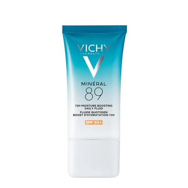 %Ежедневный увлажняющий солнцезащитный флюид Vichy Минерал 89 SPF 50+ для кожи лица 50 мл