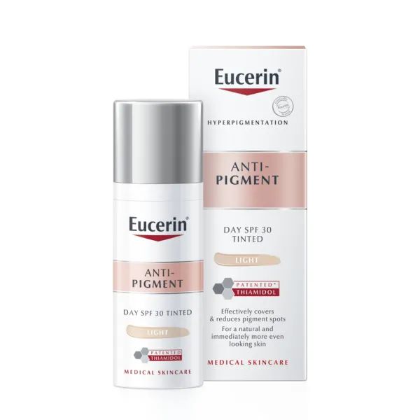 %Денний депігментуючий крем Eucerin Антипігмент для обличчя з тонуючим ефектом SPF 30 відтінок світлий 50 мл