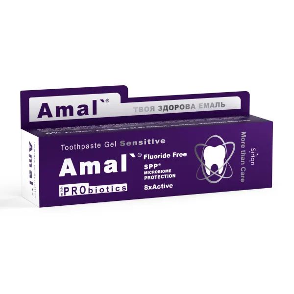 %Зубная паста с Пробиотиками Amal' sensitive Амаль сенсетив туба 100 мл