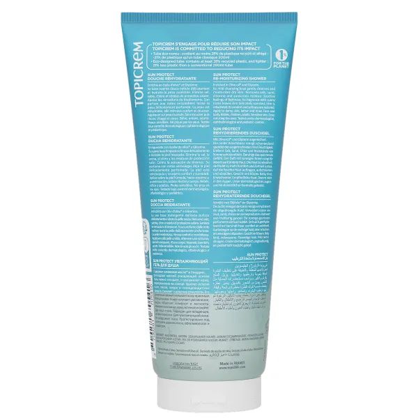 Зволожувальний гель для душу Топікрем Topicrem Сан Протект після засмаги 200 мл