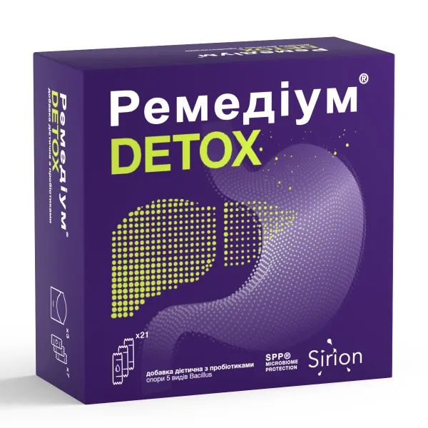 %Ремедиум Детокс гель оральный с пробиотиками стик №21