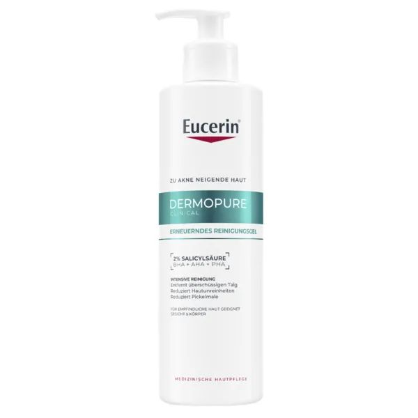%Очищающий гель Eucerin Юцерин DermoPure Clinical для коррекции проблемной кожи 400 мл