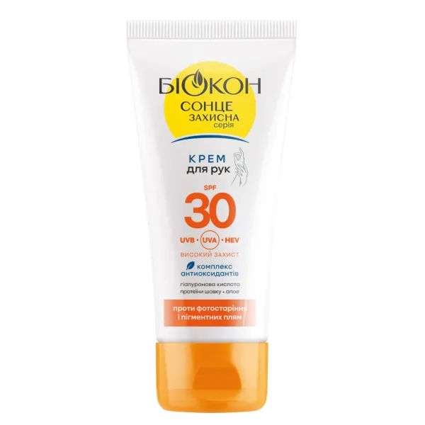 %БИОКОН 360120 КРЕМ ДЛЯ РУК 60МЛ СОЛНЦЕЗАЩ.SPF-30  3375