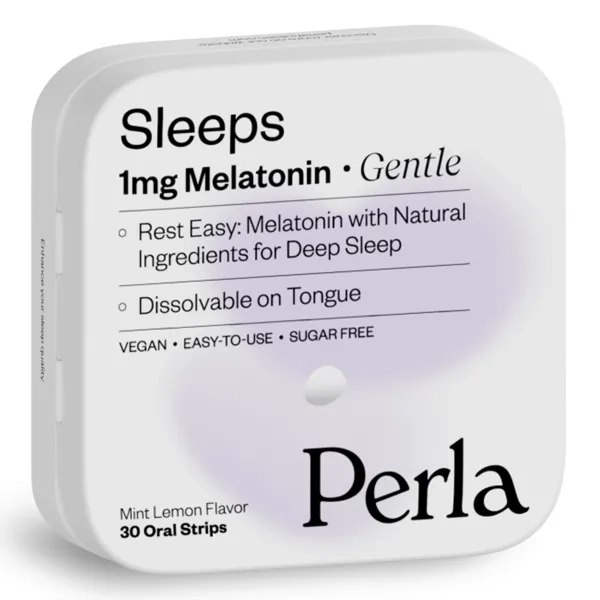 %Мелатонин конфеты 1 мг Perla Helsa Перла Хелса со вкусом мяты и лимона №30
