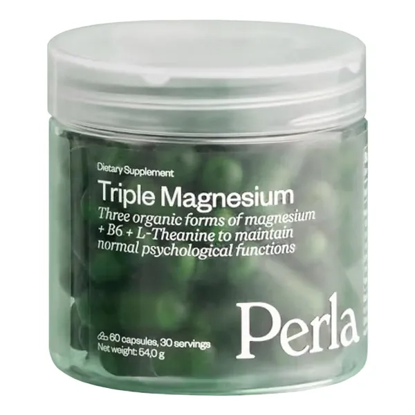 %Антистрес Triple Magnesium Потрійний Магній Perla Helsa Перла Хелса капсули №60