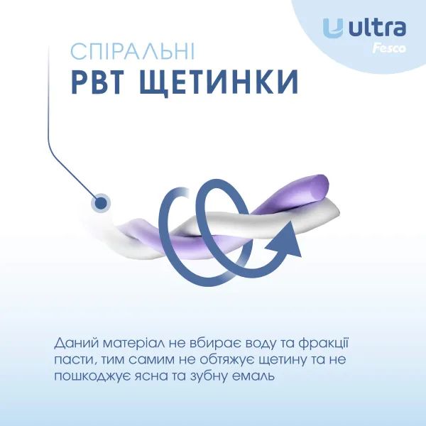 Зубна щітка Феско Fesco Ultra Multibrush Soft м'яка фіолетова №1