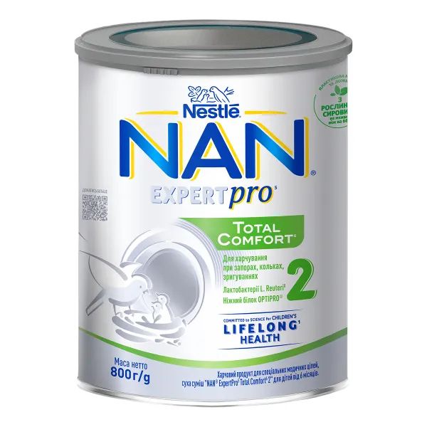 Суха суміш NAN ExpertPro Total Comfort 2 для дітей від 6 місяців 800 г