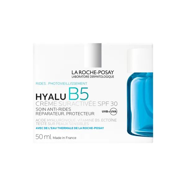 Крем інтенсивної дії La Roche-Posay Гіалу Б5 SPF30 для корекції зморшок та відновлення пружності чутливої шкіри 50 мл