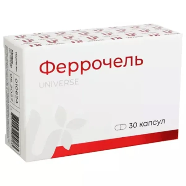 %ФЕРРОЧЕЛЬ КАПС. 300МГ №30
