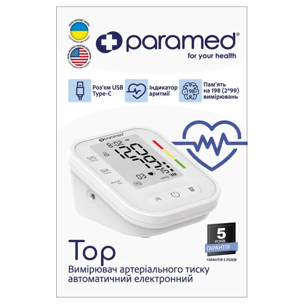 Тонометр автоматический Paramed Top