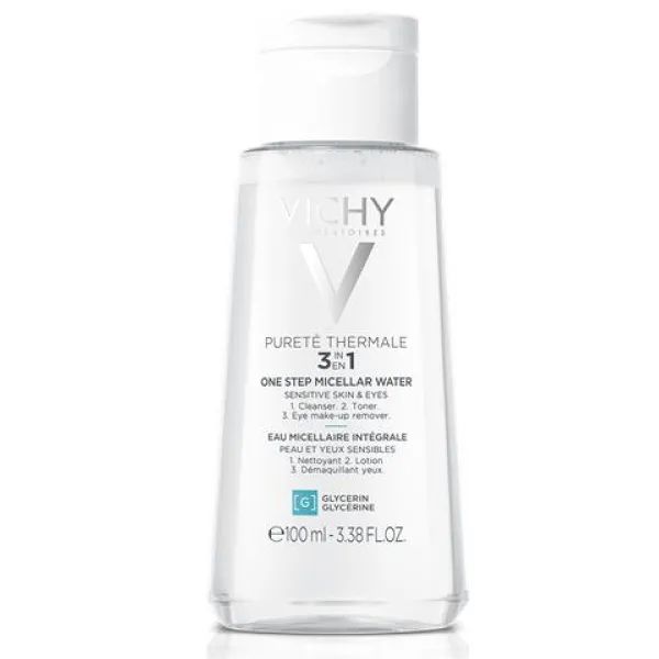 Мицеллярная вода Vichy Пюрте Термаль для чувствительной кожи лица и глаз 100 мл