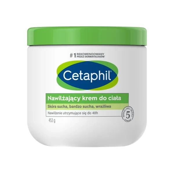 Увлажняющий крем Цетафил Cetaphil для сухой, очень сухой и чувствительной кожи тела 453 г