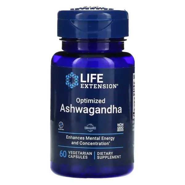 %Life Extension Ашваганда экстракт капсулы №60