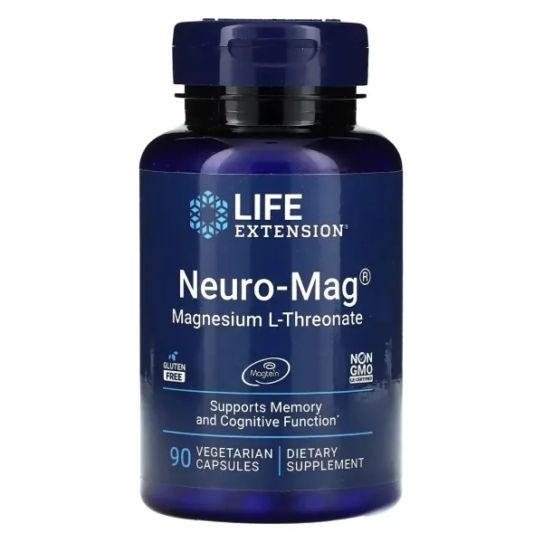 %Life Extension Neuro-Mag Нейро-Маг Магний L-треонат капсулы №90